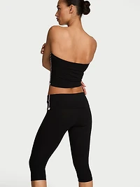 Cotton Foldover Capri Legging