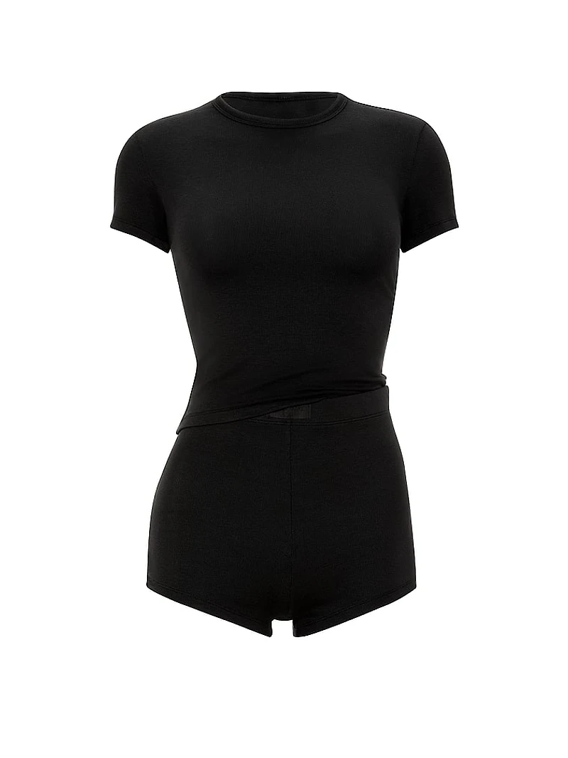 SoSoft™ Modal Ribbed Tee & Shortie Set