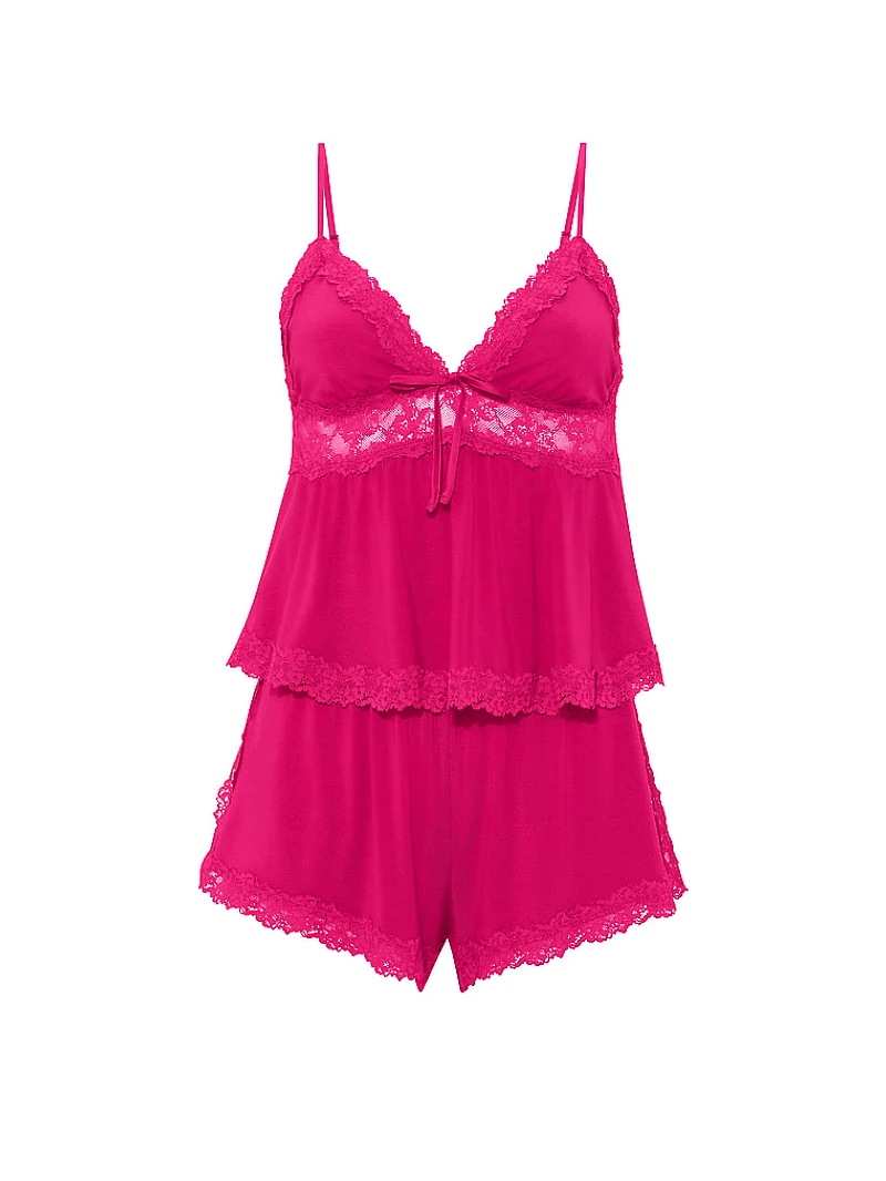 SoSoft™ Modal Lace-Trim Cami & Shorts Set