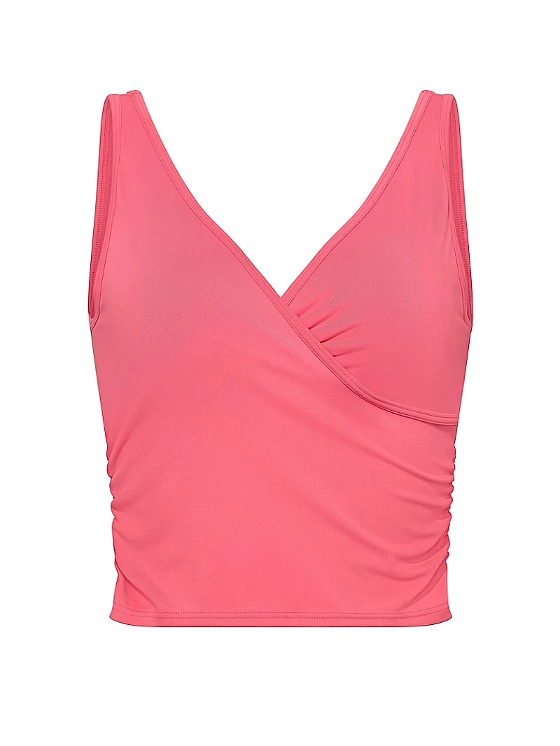 PINK Relay™ Ruched Wrap Bra Tank