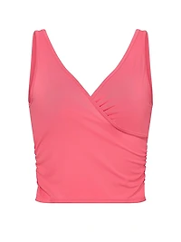 PINK Relay™ Ruched Wrap Bra Tank