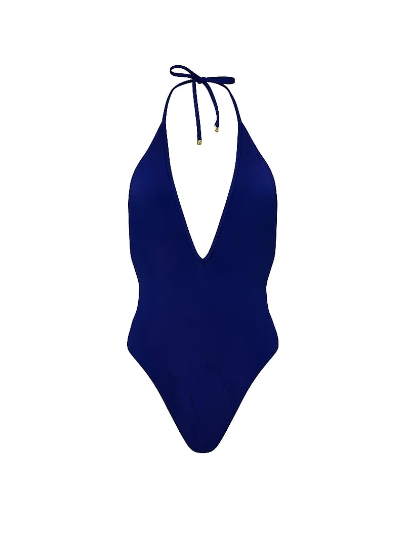 Brazilian Plunge One-Piece Swimsuit