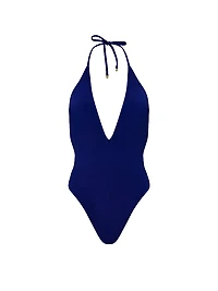 Brazilian Plunge One-Piece Swimsuit