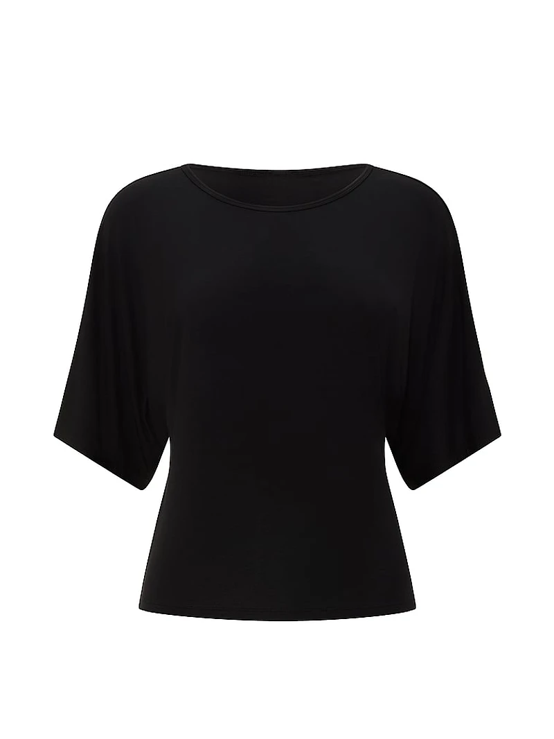 VSX Drapey Knit Side-Ruched Tee