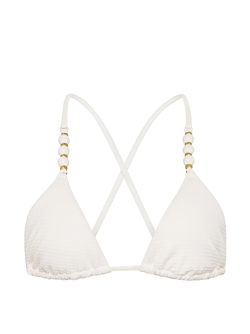 Beach Beads Triangle Bikini Top