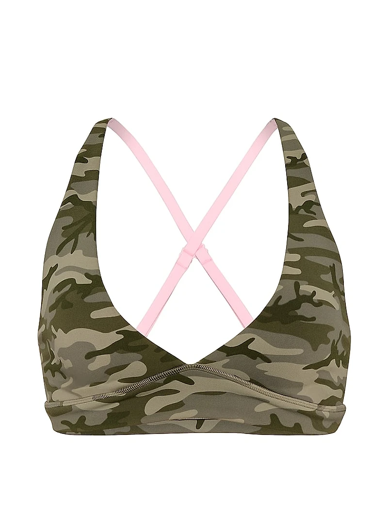 PINK Relay™ Criss-Cross Plunge Sports Bra