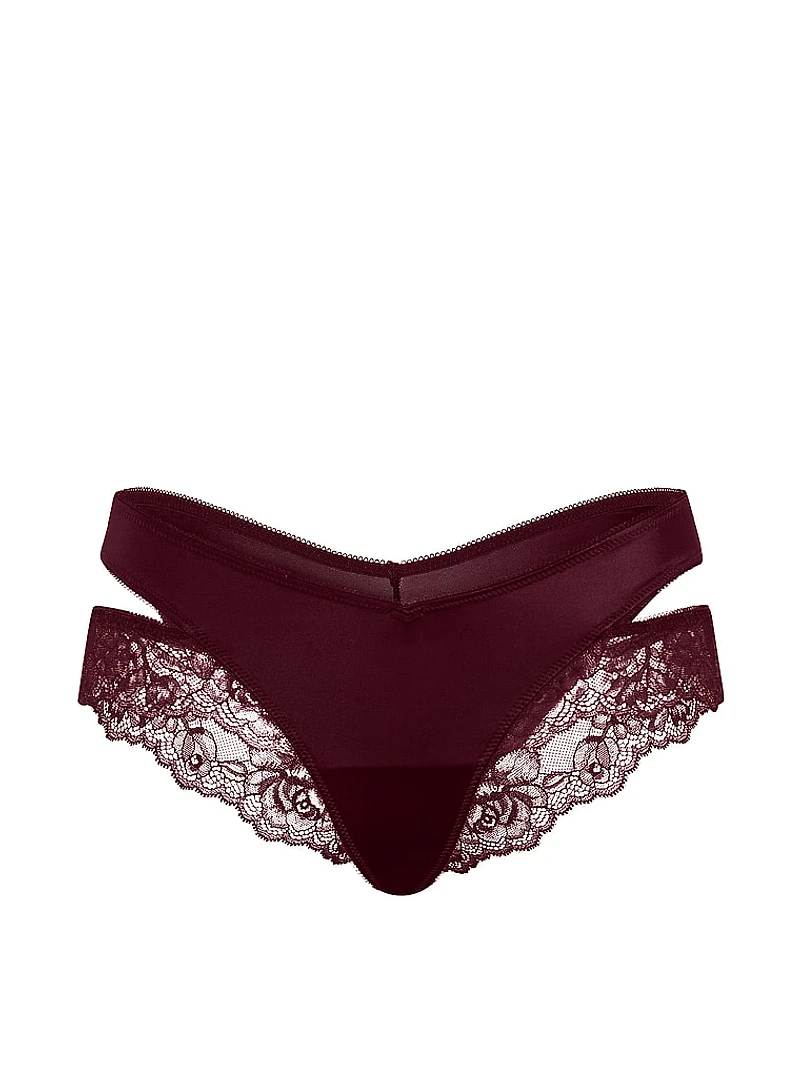 Strappy-Back High-Leg Cheeky Panty