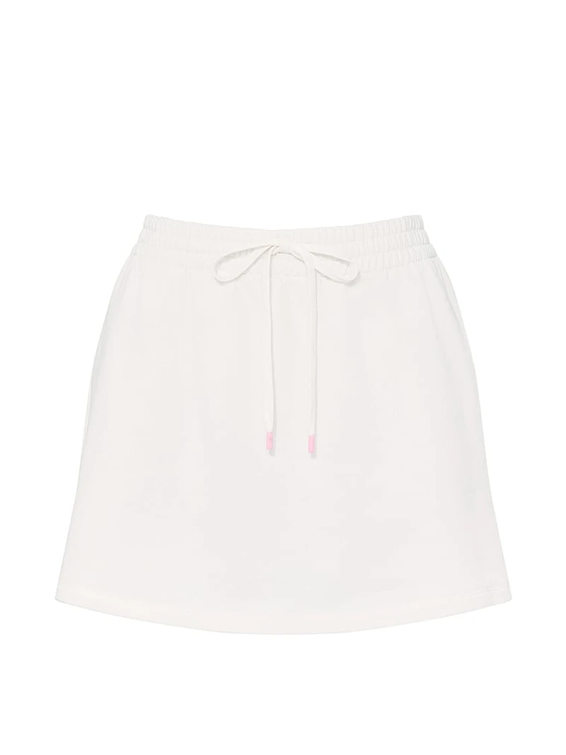 Off-Duty Terry Mini Skirt