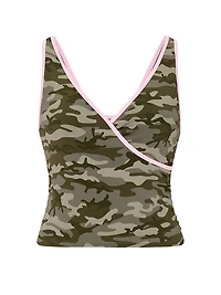 PINK Relay™ Ruched Wrap Bra Tank
