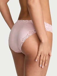 Cotton Lace-Waist Bikini Panty