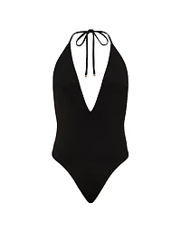 Brazilian Plunge One-Piece Swimsuit