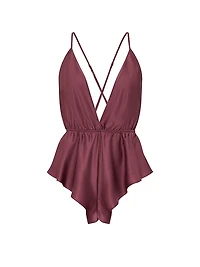 Satin Flutter Romper