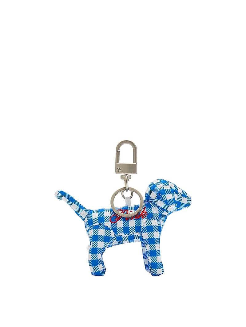 PINK Micro Dog™ Keychain Charm