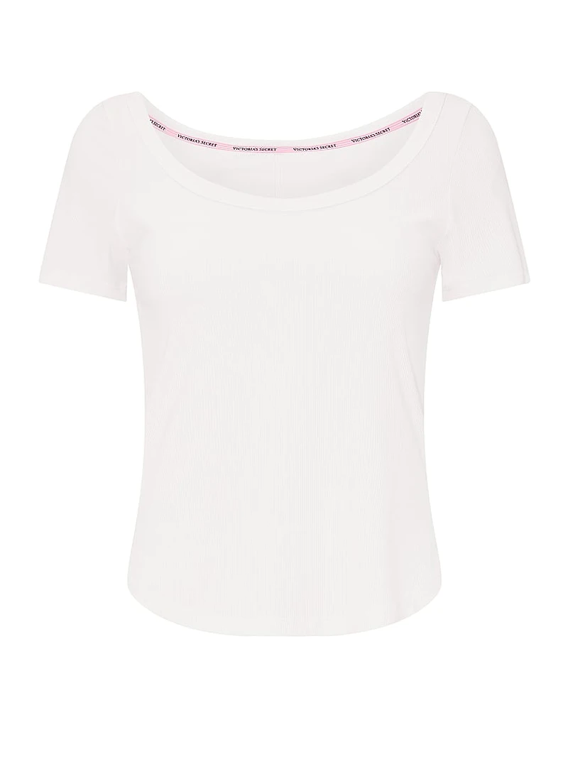 VS Iconic Rib Scoop Tee