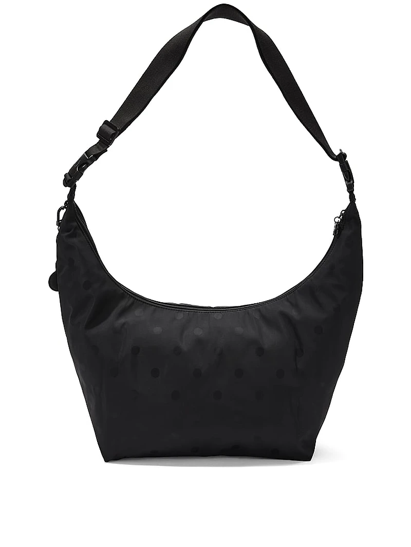 Satin Nylon Hobo Bag