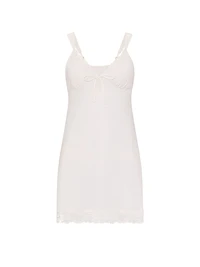 SoSoft™ Modal Lace-Trim Bridal Mini Slip