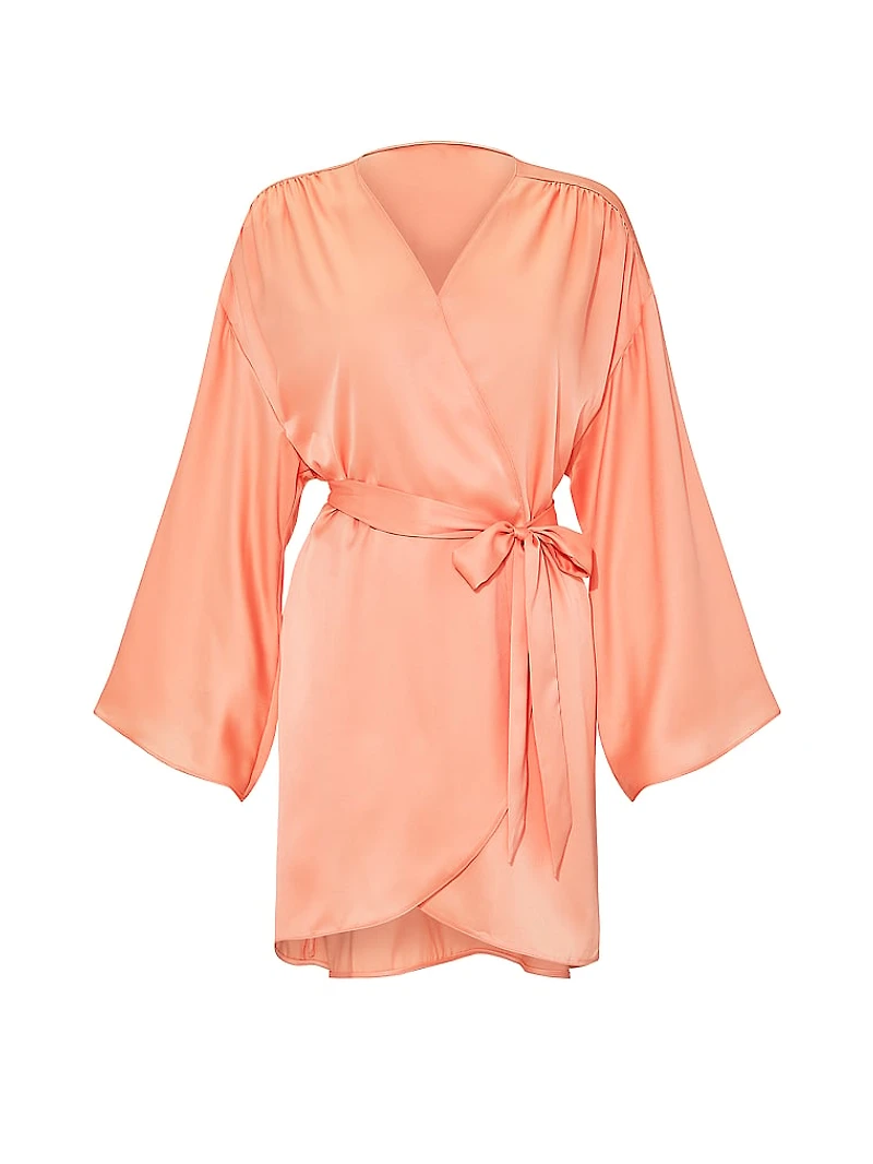 Satin Short Robe