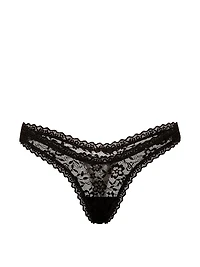Lace Ultra-Mini Scoop Thong Panty