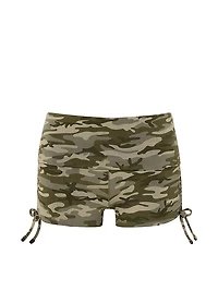 All-Day Cotton™ Foldover Ruched Micro Shorts