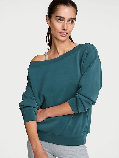Featherweight Knit Off-the-Shoulder Top