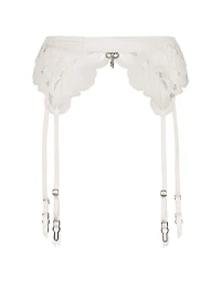 Frou Embroidery Garter Belt