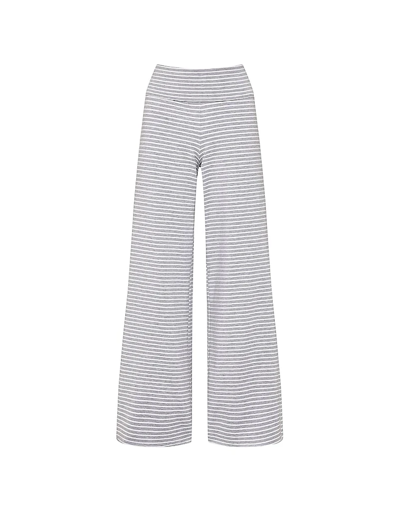 All-Day Cotton™ Foldover Wide-Leg Pants