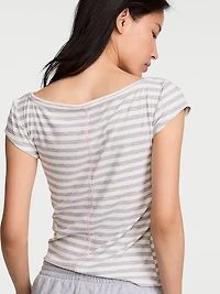 VS Iconic Rib Boatneck Tee