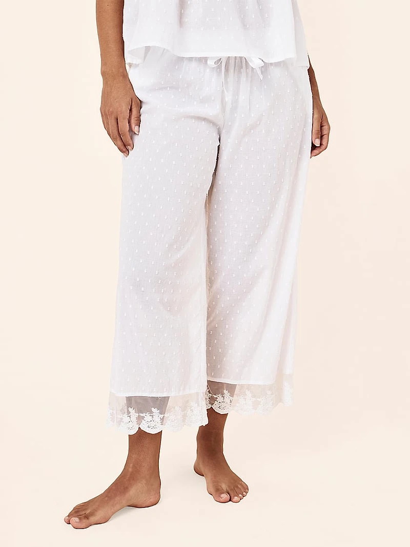 Swiss Dot Cami Crop PJ