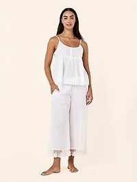 Swiss Dot Cami Crop PJ