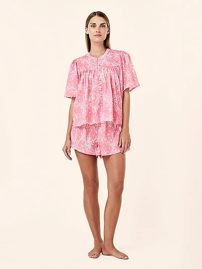 Cheri Blossom Gathered Boxer PJ