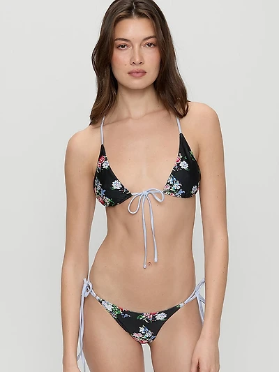 June Satin Bikini Top