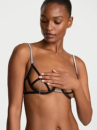 Shine Strappy Open-Cup Balconette Bra