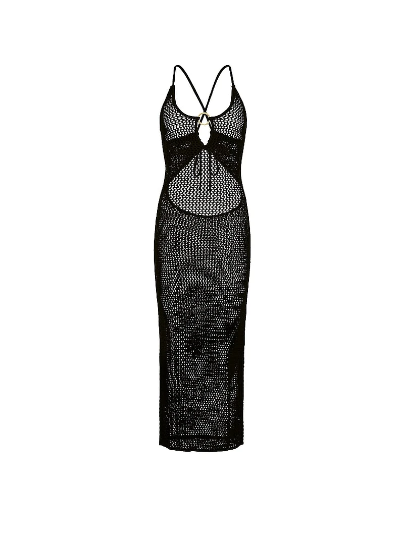 Beachwear Crochet Keyhole Dress