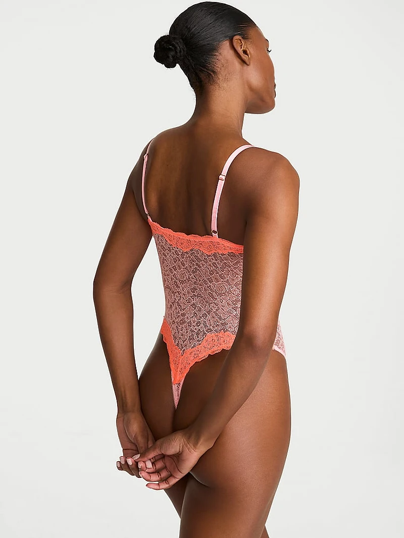 Tease Lace Cupped Bodysuit