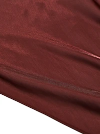 Luxe Sheer Satin Long Slip Dress