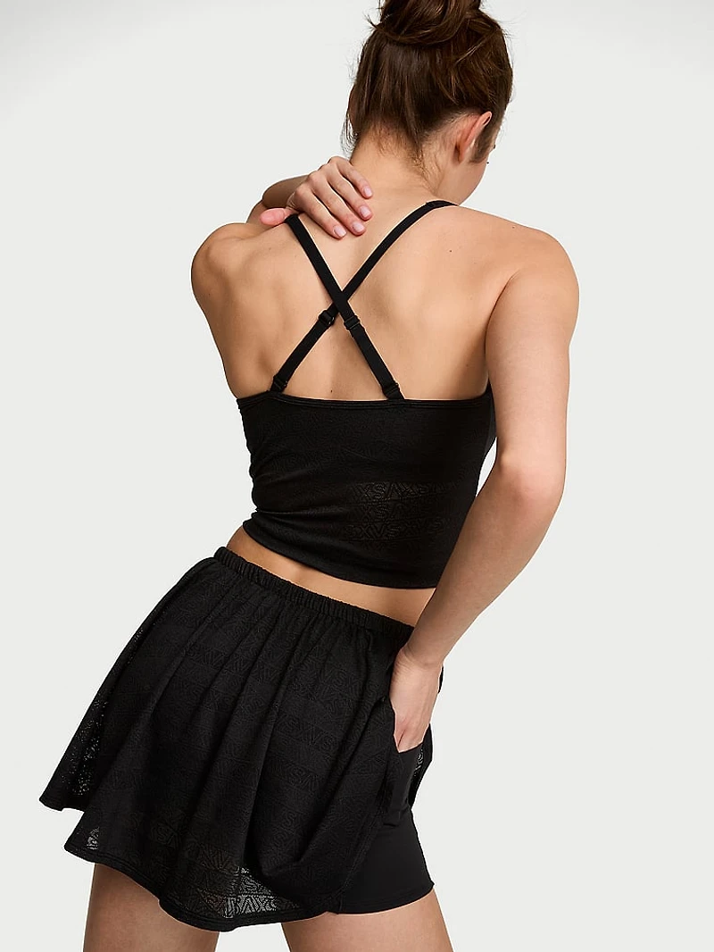 VSX Elevate™ Logo Lace Pleated Skirt