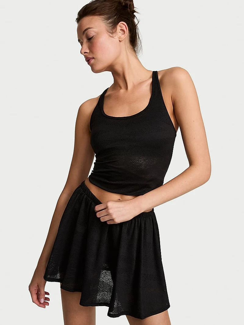 VSX Elevate™ Logo Lace Pleated Skirt