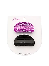 2-Pack Rounded Hair Claw Clip Set