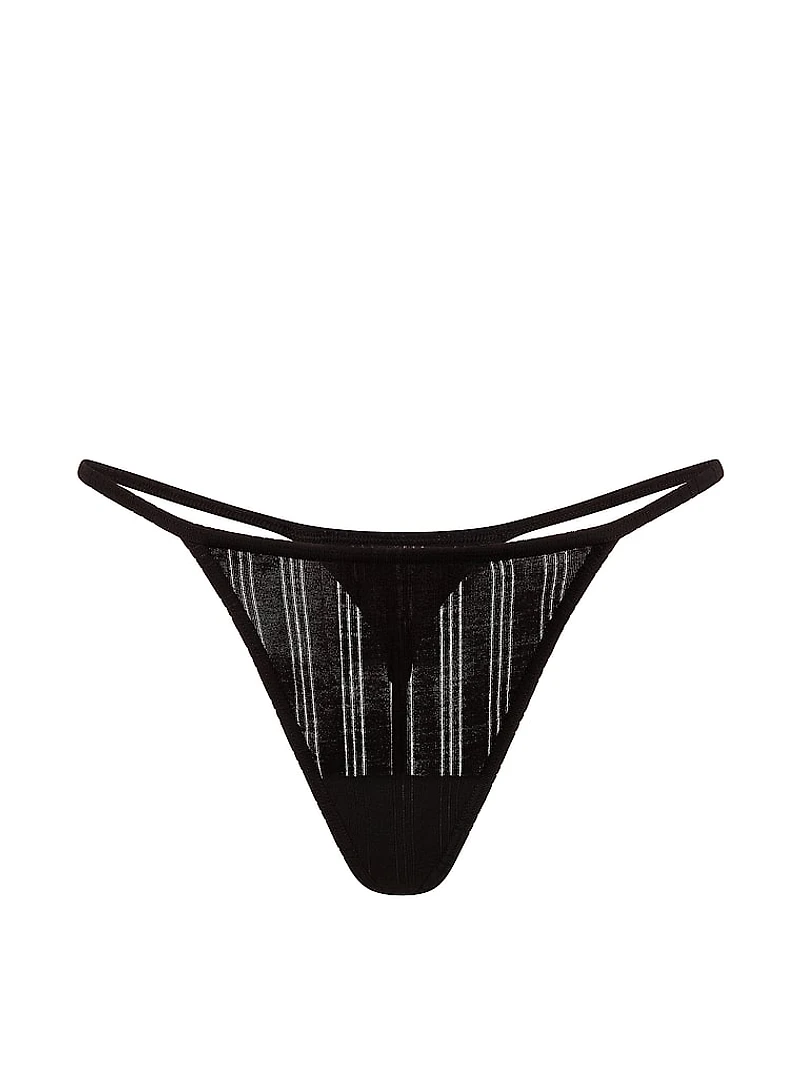 Stretch Cotton V-String Panty
