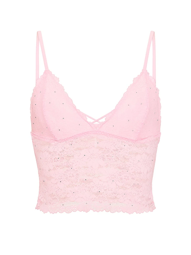 PINK Wink™ Longline Triangle Bralette