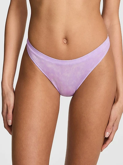 Seamless High-Leg Thong Panty
