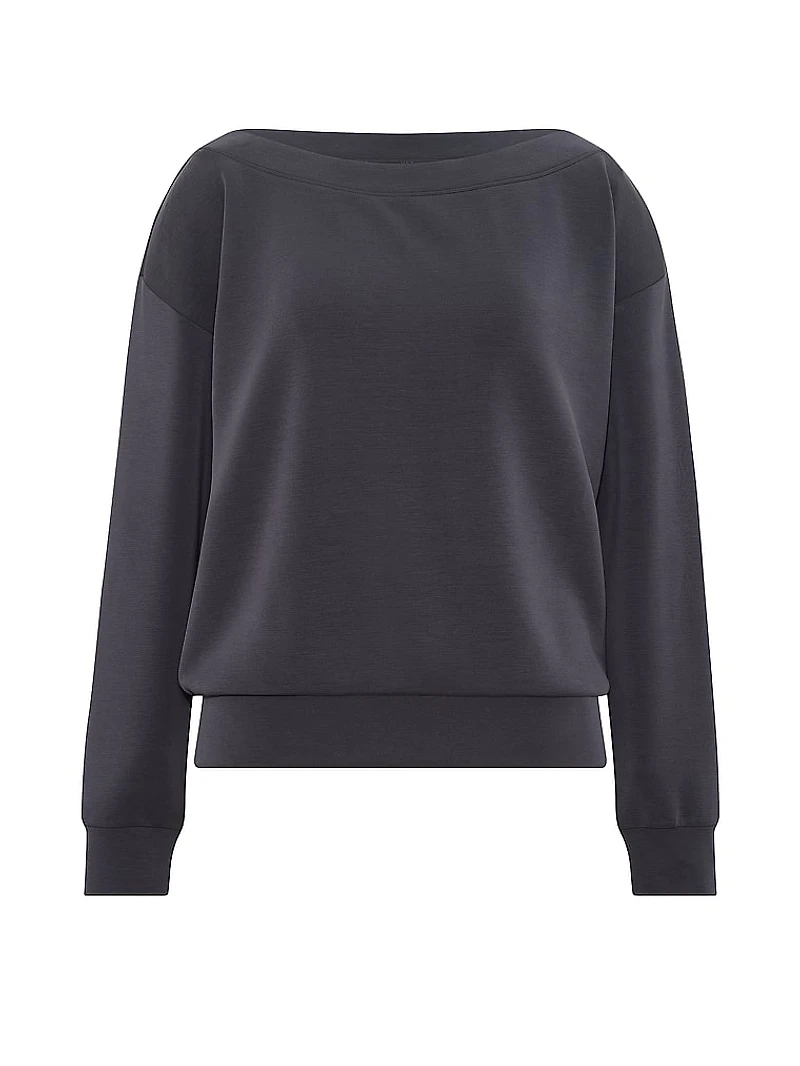 Featherweight Knit Off-the-Shoulder Top