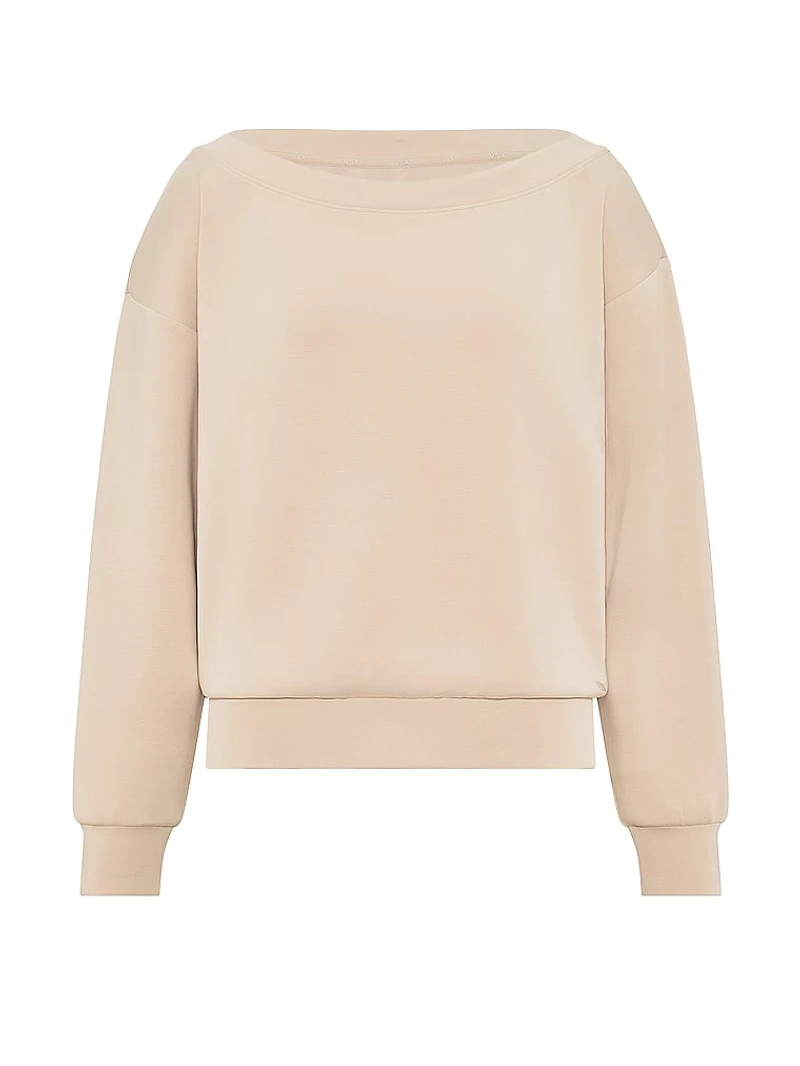 Featherweight Knit Off-the-Shoulder Top