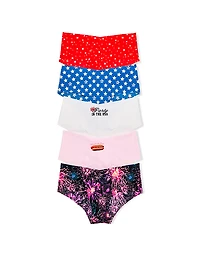 5-Pack No-Show Cheeky Panties