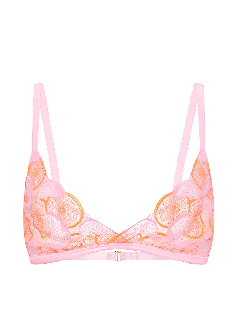 Tease Sheer Stripe Triangle Bralette