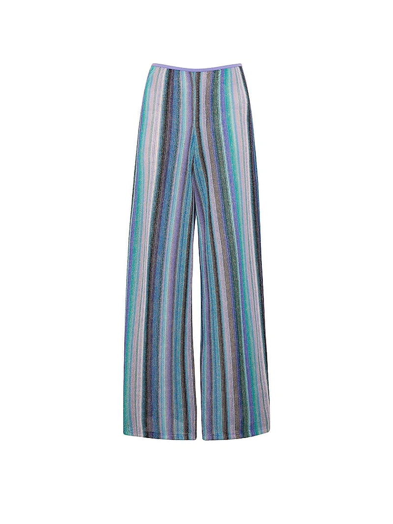 Beachwear Shimmer Wide-Leg Pant