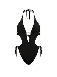 Side-Tie Monokini One-Piece Swimsuit