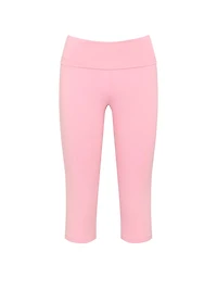 Cotton Foldover Capri Legging