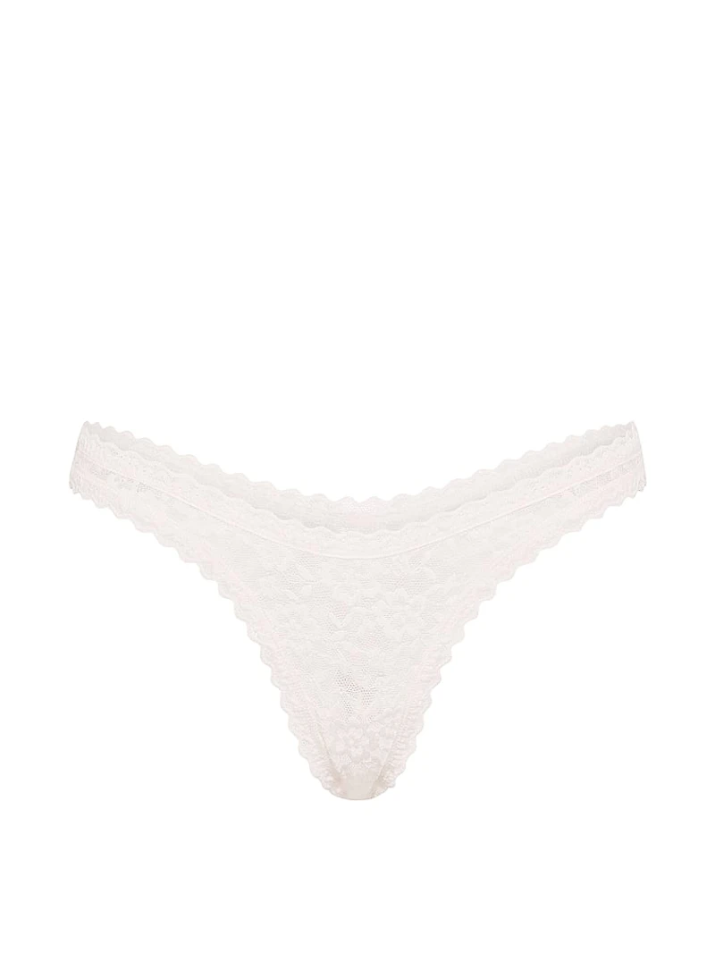 Lace Keyhole Ultra-Mini Scoop Thong Panty