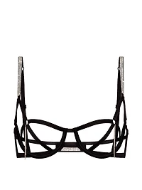 Shine Strappy Open-Cup Balconette Bra